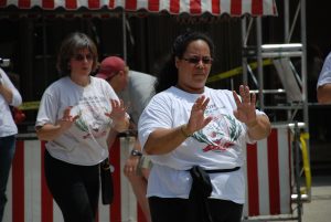 Caroline and Josie performing Tai Chi Chuan at Festival of the Arts 2008. Photo courtesy of Anisa Williams.